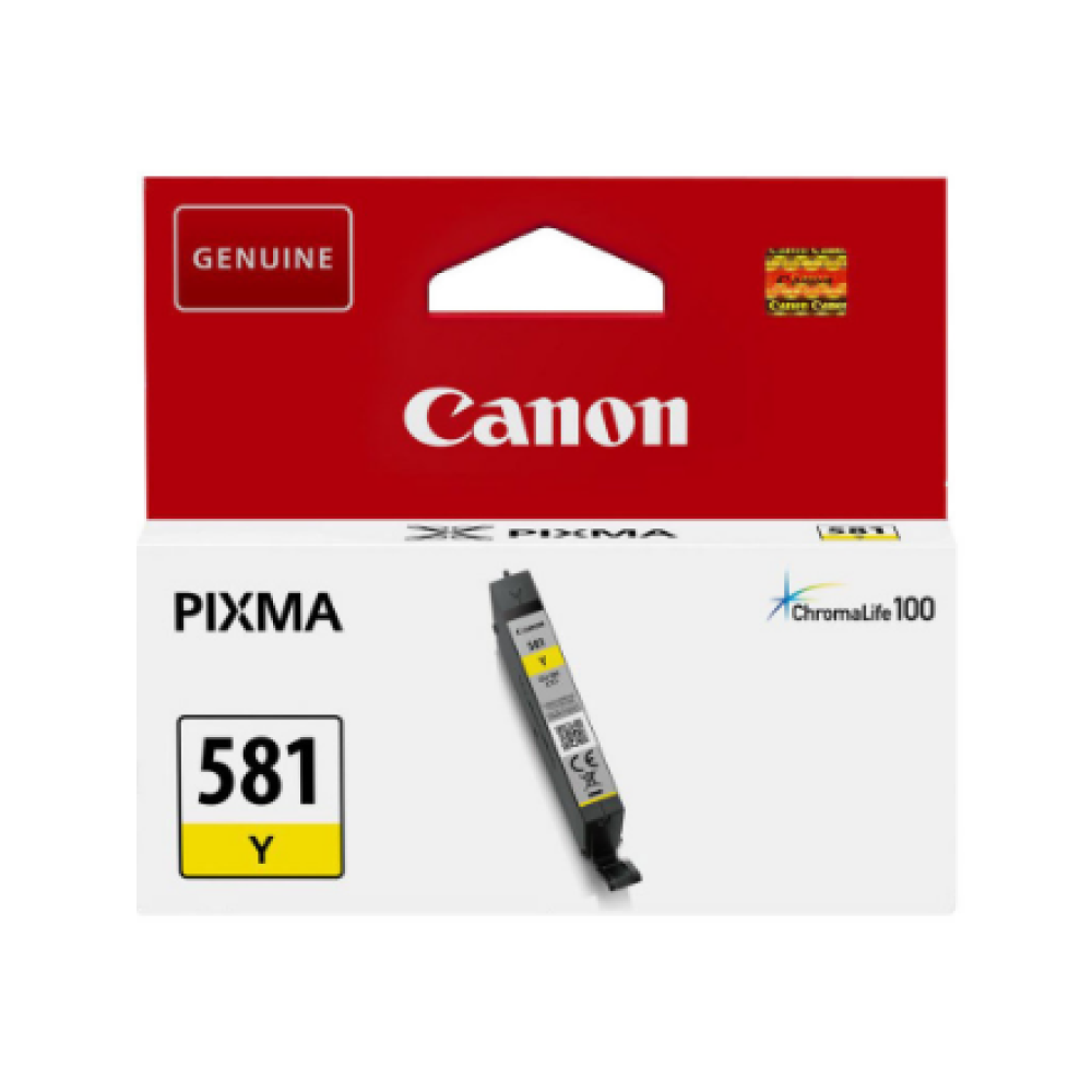 Canon CLI-581Y , Ink Cartridge , Yellow