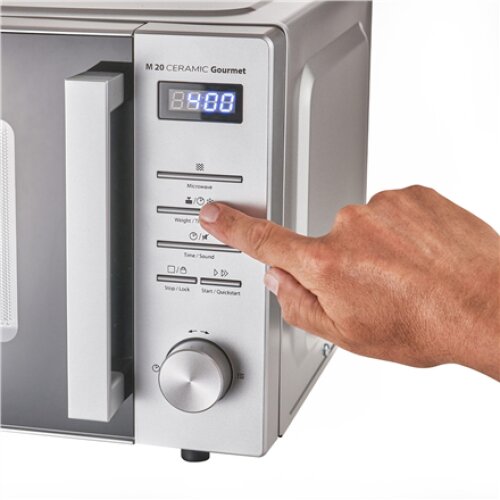 Caso , Ceramic Gourmet Microwave Oven , M 20 , Free standing , 700 W , Silver