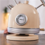 Cecotec Kettle , ThermoSense 420 Vintage , 2200 W , Electric , 1.8 L , Stainless steel , 360° rotational base , Light Beige
