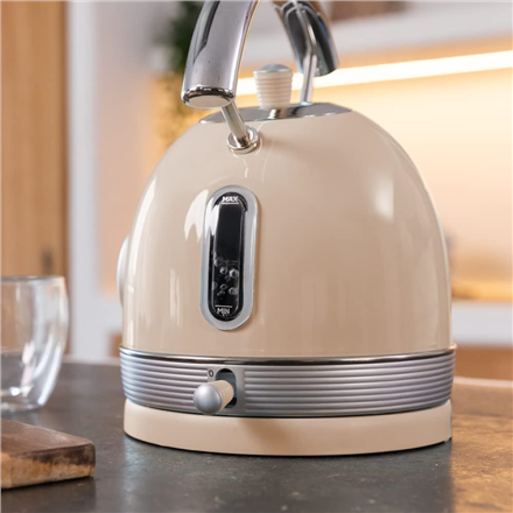Cecotec Kettle , ThermoSense 420 Vintage , 2200 W , Electric , 1.8 L , Stainless steel , 360° rotational base , Light Beige