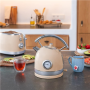 Cecotec Kettle , ThermoSense 420 Vintage , 2200 W , Electric , 1.8 L , Stainless steel , 360° rotational base , Light Beige