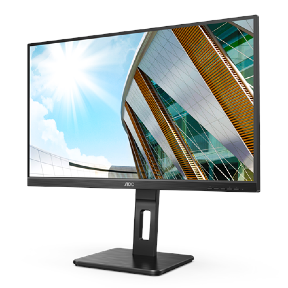 AOC , LED Monitor , 27P2Q , 27 , IPS , FHD , 16:9 , 75 Hz , 4 ms , 1920 x 1080 , 250 cd/m² , Headphone out (3.5mm) , HDMI ports quantity 1 , Black , Warranty 36 month(s)