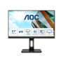 AOC , LED Monitor , 27P2Q , 27 , IPS , FHD , 16:9 , 75 Hz , 4 ms , 1920 x 1080 , 250 cd/m² , Headphone out (3.5mm) , HDMI ports quantity 1 , Black , Warranty 36 month(s)