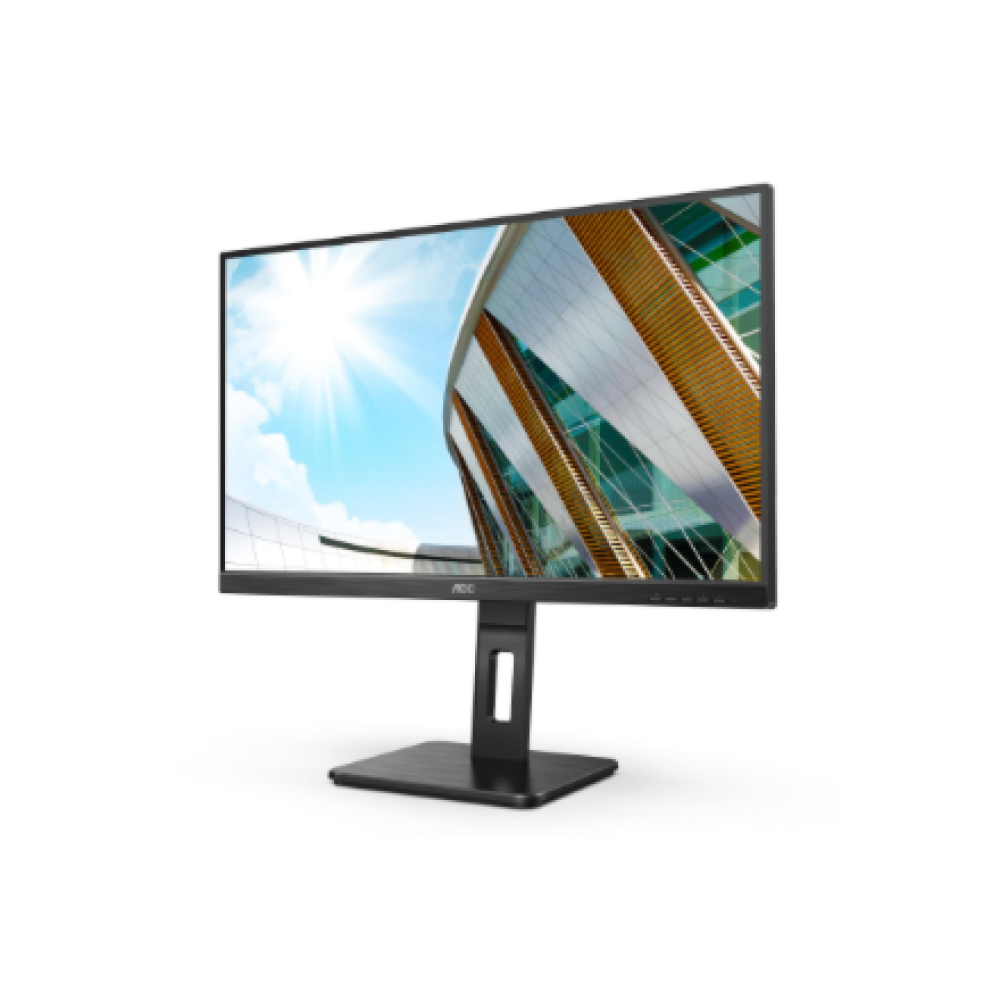 AOC , LED Monitor , 27P2Q , 27 , IPS , FHD , 16:9 , 75 Hz , 4 ms , 1920 x 1080 , 250 cd/m² , Headphone out (3.5mm) , HDMI ports quantity 1 , Black , Warranty 36 month(s)