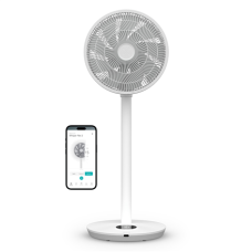 Duux Fan , Whisper Flex 2 , Stand Fan , White , Diameter 34 cm , Number of speeds 30 , Oscillation , 2-21.5 W , Remote control