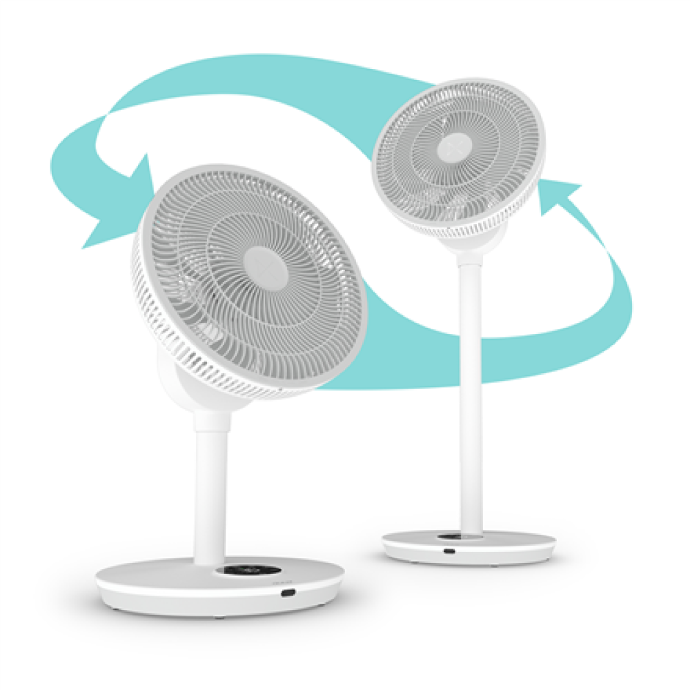 Duux Fan , Whisper Flex 2 , Stand Fan , White , Diameter 34 cm , Number of speeds 30 , Oscillation , 2-21.5 W , Remote control