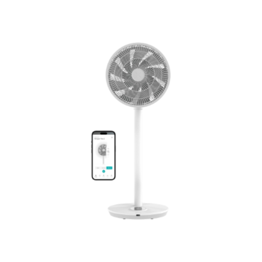 Duux Fan , Whisper Flex 2 , Stand Fan , 2-21.5 W , Diameter 34 cm , Number of speeds 30 , Oscillation , Remote control , White