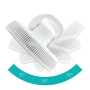 Duux Fan , Whisper Flex 2 , Stand Fan , White , Diameter 34 cm , Number of speeds 30 , Oscillation , 2-21.5 W , Remote control