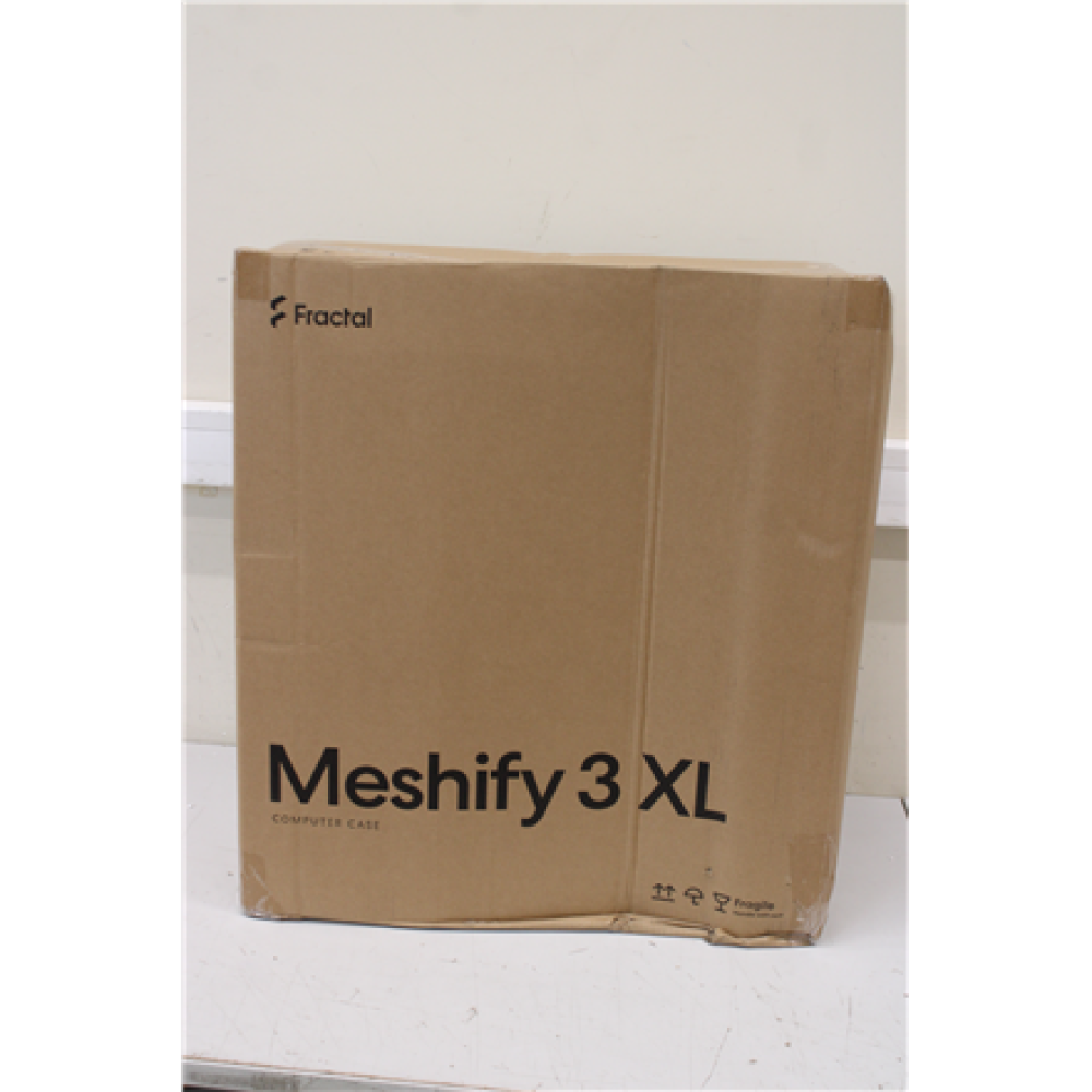 SALE OUT. Fractal Design Meshify 3 XL , Black RGB TG Light Tint , Mid-Tower , DAMAGED PACKAGING , ATX