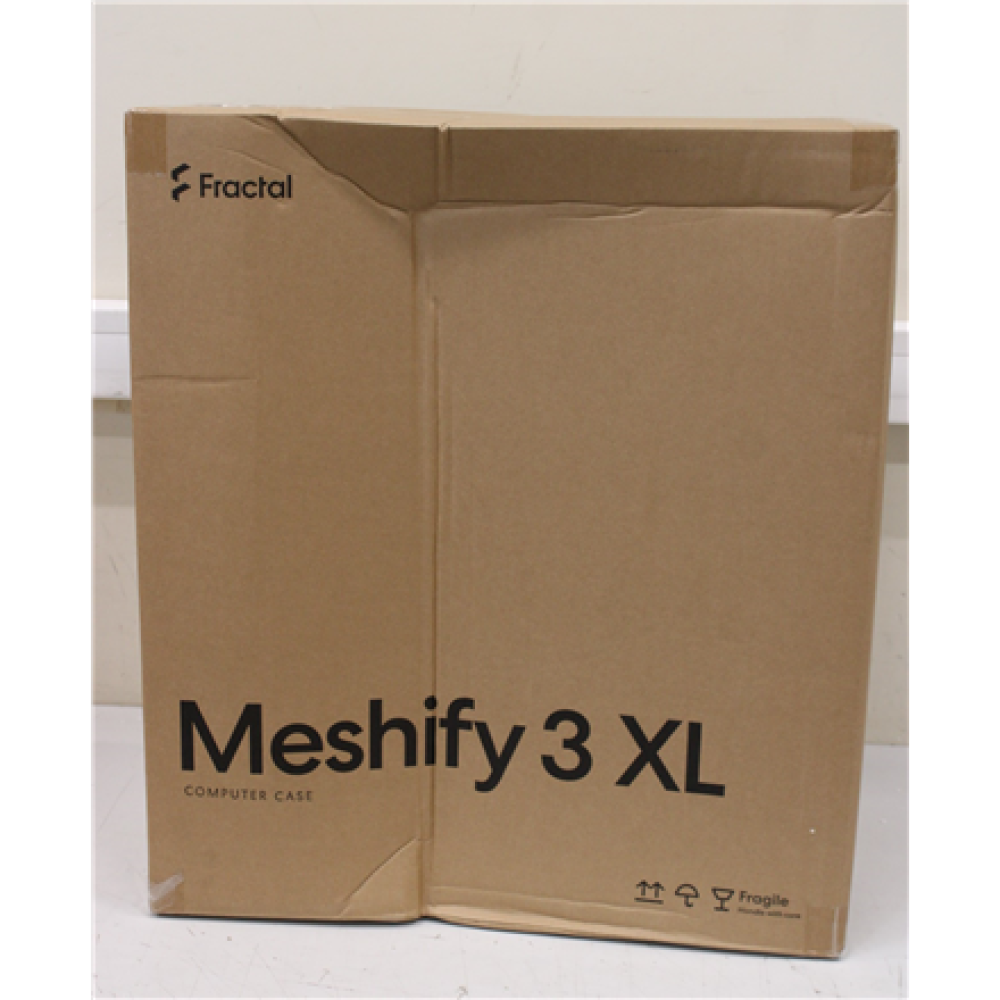 SALE OUT. Fractal Design Meshify 3 XL , Black RGB TG Light Tint , Mid-Tower , DAMAGED PACKAGING , ATX