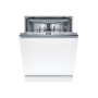 Bosch Dishwasher , SMV4EMX71S , Built-in , Width 60 cm , Number of place settings 14 , Number of programs 6 , Energy efficiency class B , Display , AquaStop function , White