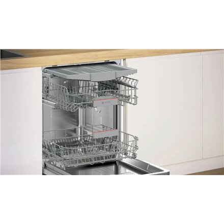 Bosch Dishwasher , SMV4EMX71S , Built-in , Width 60 cm , Number of place settings 14 , Number of programs 6 , Energy efficiency class B , Display , AquaStop function , White