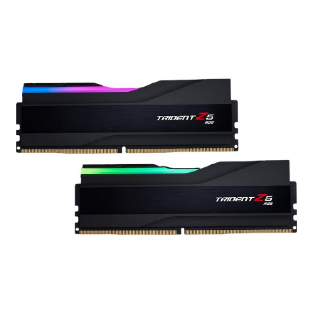 G.Skill Trident Z5 RGB DDR5-7200 CL34-45-45-115 1.40V, 32GB (2x16GB), Intel XMP, Black , G.Skill