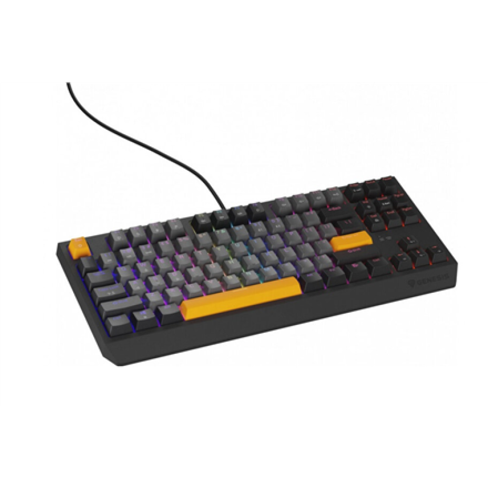 Genesis , THOR 230 TKL , Mechanical Gaming Keyboard , Wired , US , Anchor Gray Negative , USB-A , Outemu Red