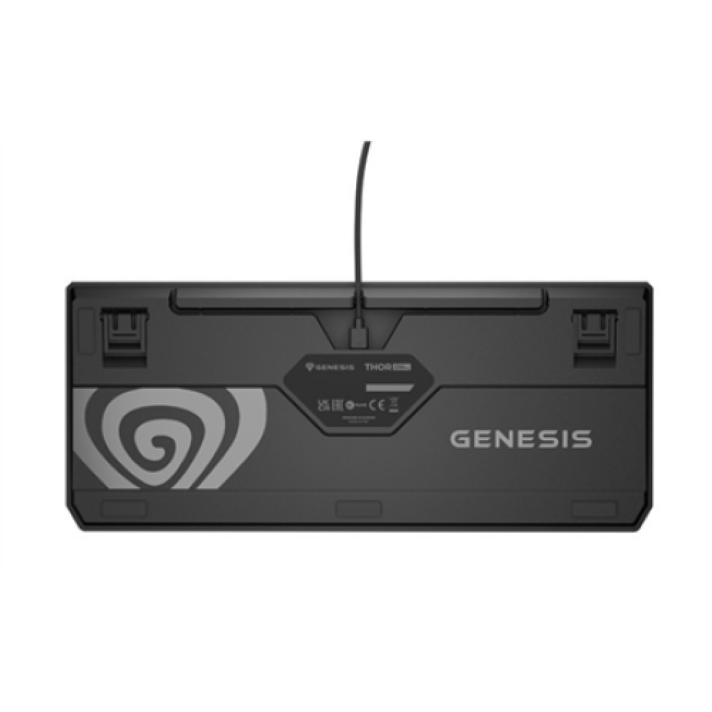 Genesis THOR 230 , Mechanical Gaming Keyboard , Wired , US , Anchor Gray Negative , USB Type-A , Outemu Red