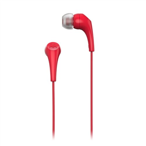 Motorola , Headphones , Earbuds 2-S , In-ear In-ear , Built-in microphone , 3.5 mm plug , Red