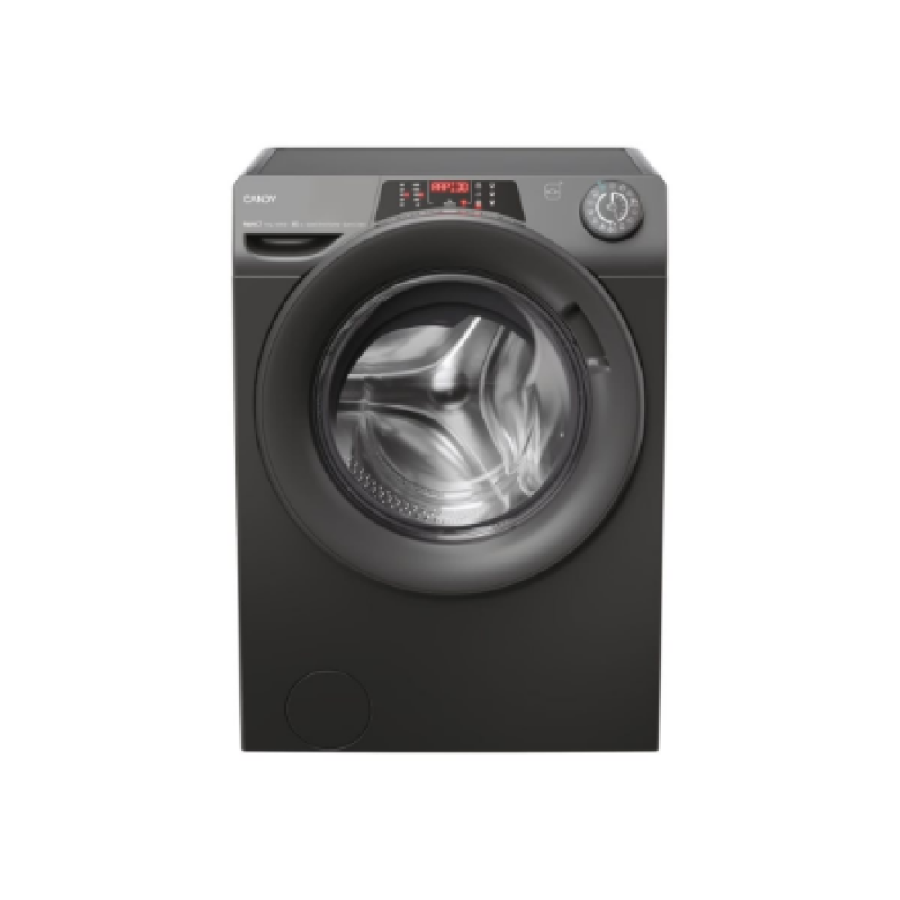Candy , Washing Machine , RO6106DWMRR7/1-S , Energy efficiency class A , Front loading , Washing capacity 10 kg , 1600 RPM , Depth 58 cm , Width 60 cm , Display , TFT , Steam function , Wi-Fi , Anthracite