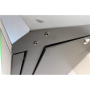 SALE OUT. DIGITUS 9U wall mounting cabinet, Unique 509x600x450 mm, color black (RAL 9005) , Digitus , Wall Mounting Cabinet , DN-19 09-U-SW , Warranty 24 month(s) , DAMAGED PACKAGING, DAMEGED PAINT, CURVED DOOR FROM THE SIDE