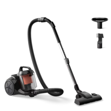 Philips , Vacuum cleaner , XB1142/10 1000 series , Bagless , Power 800 W , Dust capacity 1.3 L , Rich black/Coral moody