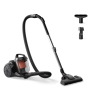 Philips , Vacuum cleaner , XB1142/10 1000 series , Bagless , Power 800 W , Dust capacity 1.3 L , Rich black/Coral moody