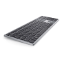 Dell , Keyboard , KB700 , Keyboard , Wireless , Russian , Titan Gray , 2.4 GHz, Bluetooth 5.0