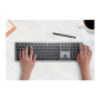 Dell , Keyboard , KB700 , Keyboard , Wireless , Russian , Titan Gray , 2.4 GHz, Bluetooth 5.0