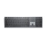 Dell , Keyboard , KB700 , Keyboard , Wireless , RU , m , Titan Gray , 2.4 GHz, Bluetooth 5.0 , g