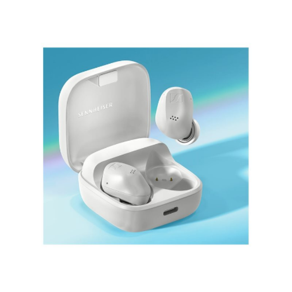 Sennheiser Headphones , Accentum , Bluetooth , In-Ear , Microphone , Noise canceling , Wireless , White