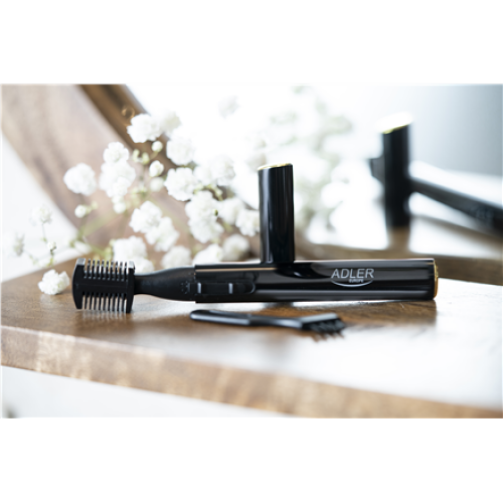 Adler Eyebrow Trimmer AD 2934b Black, Cordless