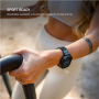 Fixed , Resin Strap for Apple Watch 44/45/46/49mm , Carbon Black , Epoxy resin