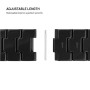 Fixed , Resin Strap for Apple Watch 44/45/46/49mm , Epoxy resin , Carbon Black