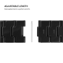 Fixed , Resin Strap for Apple Watch 44/45/46/49mm , Carbon Black , Epoxy resin