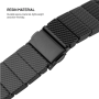 Fixed , Resin Strap for Apple Watch 44/45/46/49mm , Carbon Black , Epoxy resin