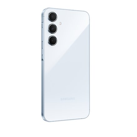 Samsung , Galaxy , A55 A556 , Ice Blue , 6.6 , Super AMOLED , 1080 x 2340 pixels , Exynos , Internal RAM 8 GB , 128 GB , Dual SIM , 4G , 5G , Main camera resolution 50+12+5 MP , Secondary camera resolution 32 MP , Android , 14
