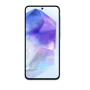 Samsung , Galaxy , A55 A556 , Ice Blue , 6.6 , Super AMOLED , 1080 x 2340 pixels , Exynos , Internal RAM 8 GB , 128 GB , Dual SIM , 4G , 5G , Main camera resolution 50+12+5 MP , Secondary camera resolution 32 MP , Android , 14