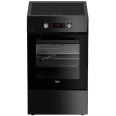 BEKO Cooker , FSM59305BDT , Hob type Induction , Oven type Electric , Black , Width 50 cm , Grilling , Depth 60 cm , 60 L