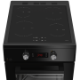 BEKO Cooker , FSM59305BDT , Hob type Induction , Oven type Electric , Black , Width 50 cm , Grilling , Depth 60 cm , 60 L