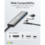Goobay Slim 4-Port USB Hub, USB-C to USB-C/USB-A, 5 Gbit/s , 76562