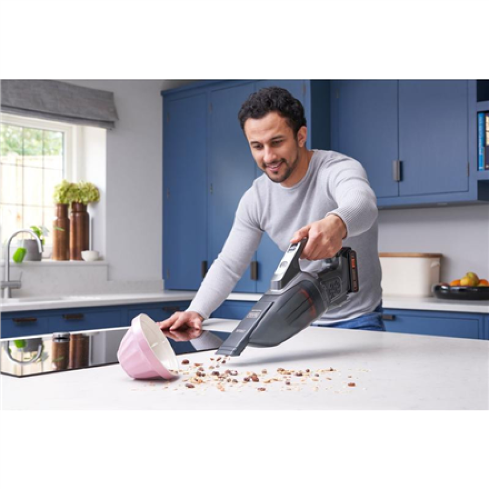 BLACK & DECKER , Vacuum Cleaner , BCHV001B-XJ , Cordless operating , Handstick , 18 V , Operating time (max) 12 min , Grey