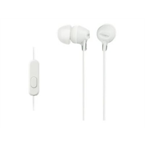 Sony , EX series , MDR-EX15AP , In-ear , White