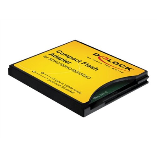 Delock Compact Flash Adapter for SD / MMC Memory Cards 61219