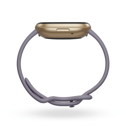 Fitbit Versa 3 Smart watches, GPS (satellite), Amoled, Heart rate monitor, Waterproof, Bluetooth, Soft Gold/Thistle