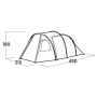 Easy Camp Family tent , Hidra 5 , 5 person(s) , Green