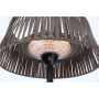 SUNRED , Heater , ARTIX M-SO BROWN, Corda Bright Standing , Infrared , 2100 W , Number of power levels , Suitable for rooms up to m² , Brown , IP44