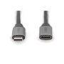 Digitus , USB-C/M to USB-C/F Extension Cable , DB-300230-010-S , USB-C to USB-C USB-C jack