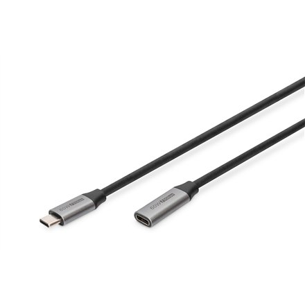 Digitus , USB-C/M to USB-C/F Extension Cable , DB-300230-010-S , USB-C to USB-C USB-C jack