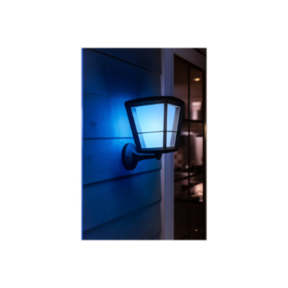 Philips Hue WCA Econic Outdoor Wall Lantern Up , 15 W , 2000-6500 Hue White Colour Ambiance