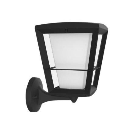 Philips Hue WCA Econic Outdoor Wall Lantern Up , 15 W , 2000-6500 Hue White Colour Ambiance