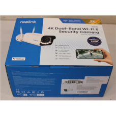 SALE OUT. Reolink W430 4K WiFi 6 Surveillance Camera, White , Reolink , 24 month(s) , UNPACKAED, MARKS ON THE CABLE