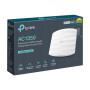 TP-LINK , Access Point , EAP225 , 802.11ac , 2.4GHz/5GHz , 450+867 Mbit/s , 10/100/1000 Mbit/s , Ethernet LAN (RJ-45) ports 1 , MU-MiMO Yes , PoE in , Antenna type 5xInternal